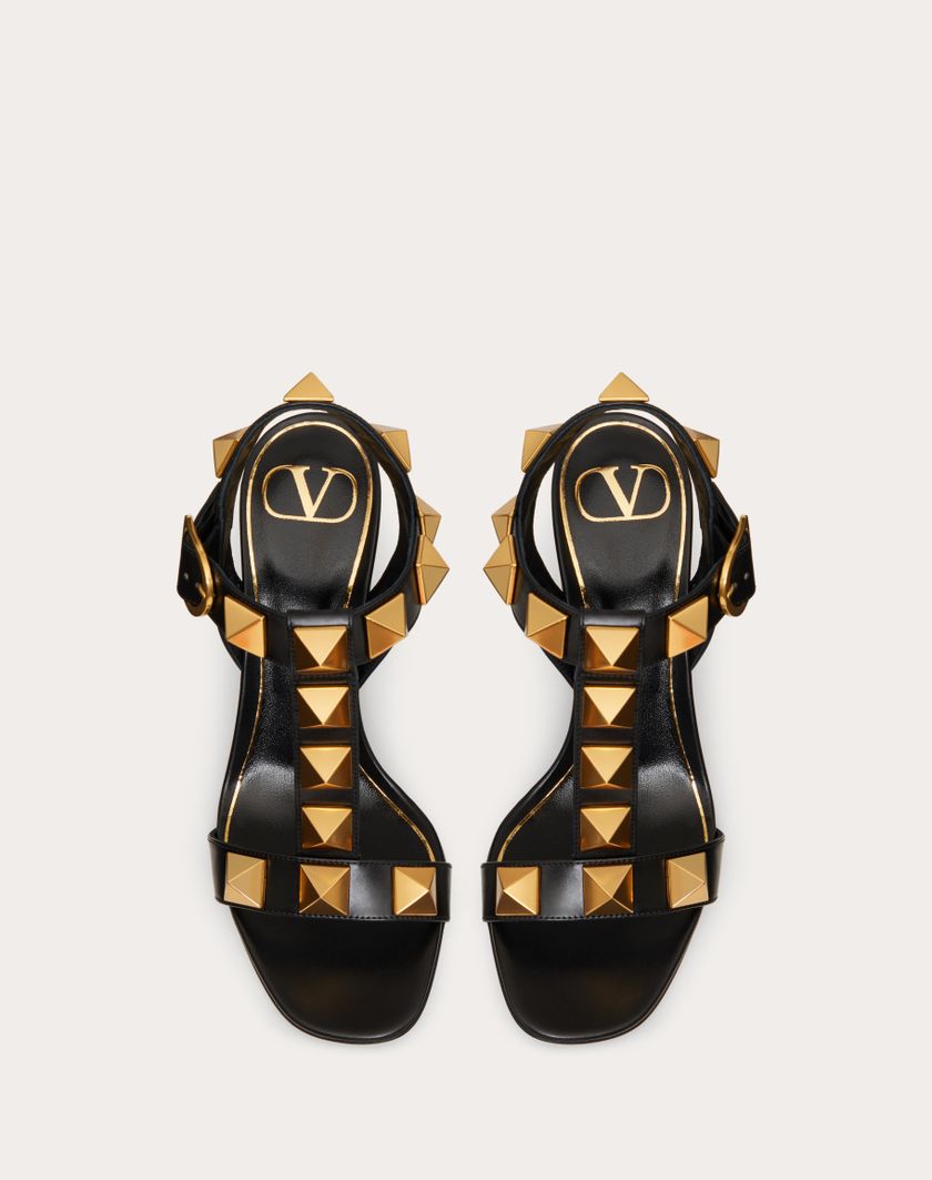 ROMAN STUD CALFSKIN SANDAL 90 MM - Image 4